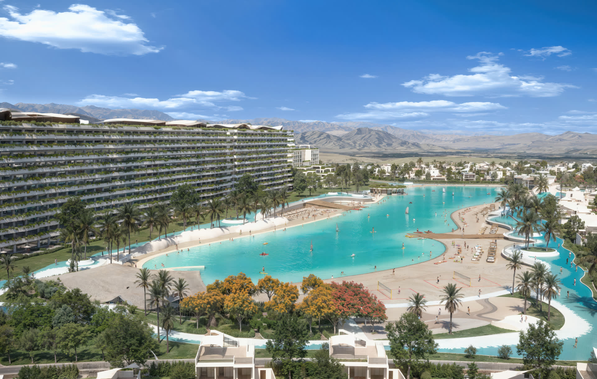 Laguna cristalina de Flamencos Condominio